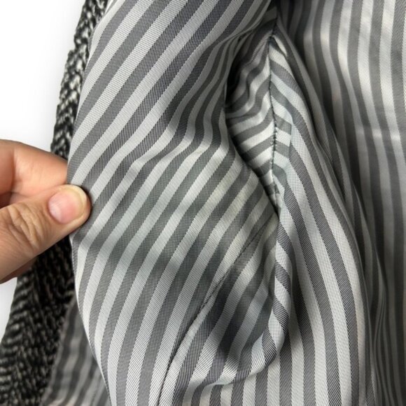 Moussy Vintage Black & White  Tweed Blazer 2 - Picture 9 of 13